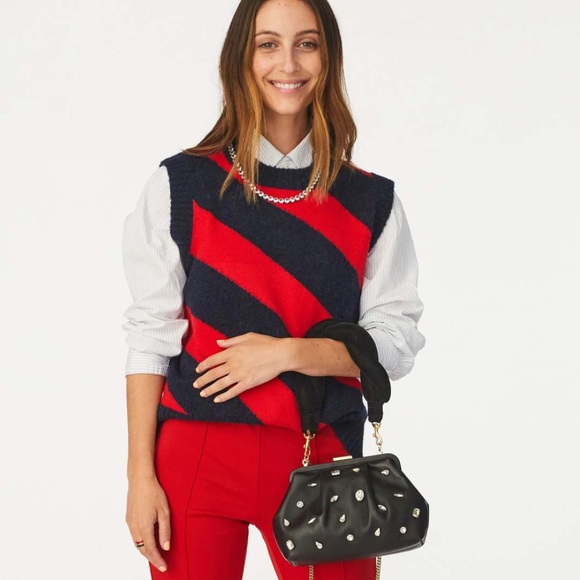 Clare V Brown Twisted Puff Handle Strap - Picture 2 of 5